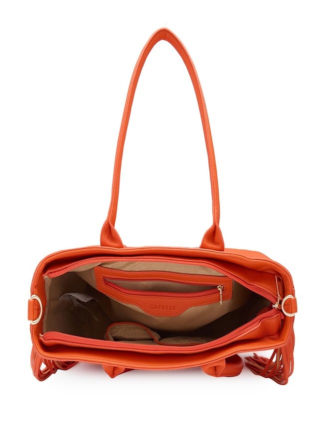 Caprese Cindy Tote Bag, Large- | Stylish Handbag for Women | Spacious, Versatile Office & Daily Essentials Tote | Top Zip Closure - Image 4